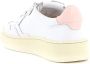 Autry Medalist Low Sneakers In Leather Color White Pink Wit Dames - Thumbnail 4