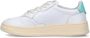 Autry Leren Lage Sneakers met Contrast Inzetstukken White Dames - Thumbnail 3