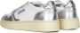 Autry Witte Leren Sneakers met Zilveren Details White Dames - Thumbnail 14