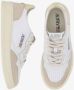 Autry Witte Leren Sneakers met Logo Details White Dames - Thumbnail 2