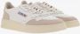 Autry Witte Leren Sneakers met Logo Details White Dames - Thumbnail 3