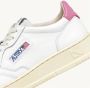 Autry Witte Leren Sneakers met Fuchsia Inzetstuk Wit Dames - Thumbnail 4