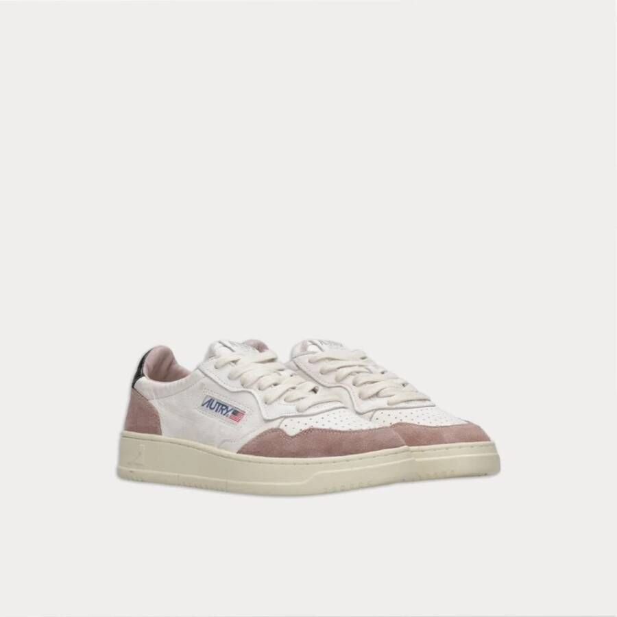Autry Medalist Low Leren Sneakers Wit Dames