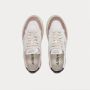 Autry Vintage-geïnspireerde leren sneakers met iconische groene hak Beige Dames - Thumbnail 3