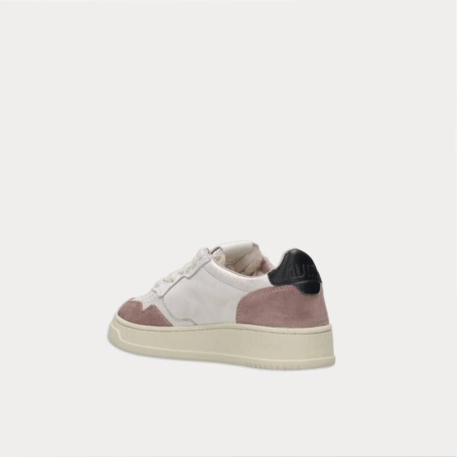 Autry Medalist Low Leren Sneakers Wit Dames
