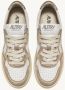 Autry Witte Platina Leren Sneakers Vintage-geïnspireerd Wit Dames - Thumbnail 88