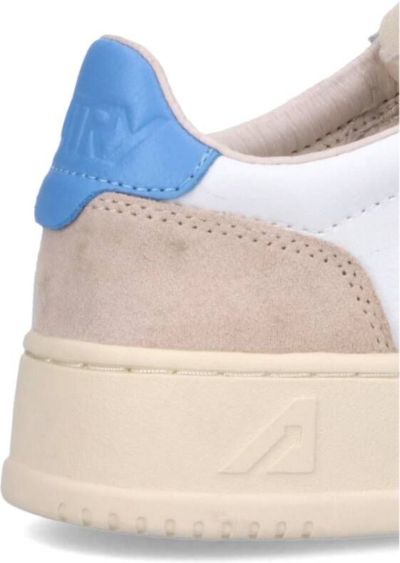 Autry Witte Casual Sneakers Wit Dames
