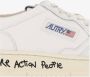 Autry Witte sneakers met geverfde zool voor vrouwen White Dames - Thumbnail 15