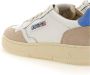 Autry Medalist Low Dames Leer Suede Wit Vista Maat: 40 Kleur: Leer Suede Wit Vista White Heren - Thumbnail 10