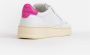 Autry Witte Lage Sneakers van Leer met Roze Hiel Detail White Dames - Thumbnail 10
