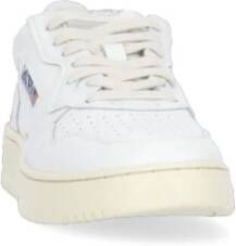 Autry Witte Leren Sneakers Wit Dames