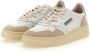 Autry Vintage Lage Leren Suède Sneakers Wit Lavendel White Dames - Thumbnail 14