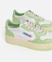 Autry Wit en Lime Gecombineerde Sneakers Wit Dames - Thumbnail 2
