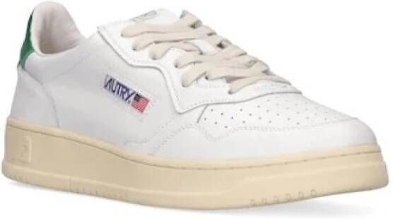 Autry Witte Leren Medalist Sneakers Wit Dames