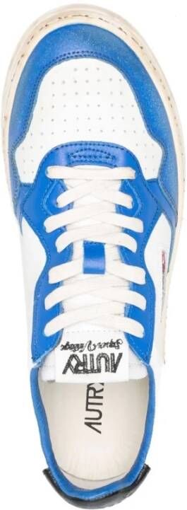 Autry Vintage Leren Sneakers Wit Heren