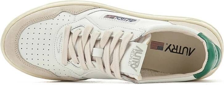 Autry "Witte Medalist 01 Lage Sneakers" Wit Heren