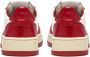 Autry Vintage lage leren sneakers met Amerikaanse vlag detail Rood - Thumbnail 4