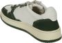 Autry Witte Groene Leren Sneakers met Geperforeerde Neus Green - Thumbnail 4