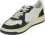 Autry Witte Groene Leren Sneakers met Geperforeerde Neus Green - Thumbnail 5