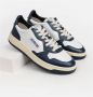 Autry Vintage-geïnspireerde witte en groene leren sneakers White - Thumbnail 13
