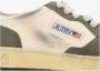 Autry Witte Olijfgroene Panel Sneakers Multicolor Heren - Thumbnail 13