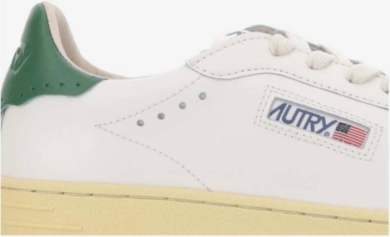 Autry Premium Leren Sneakers voor Heren Wit Heren