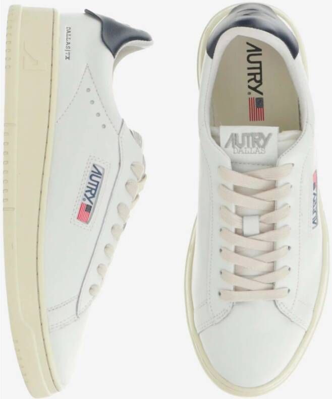 Autry Witte Sneakers met Logo en Contrast Hiel White - Foto 15