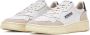 Autry Witte leren sneakers met groene hiel geïnspireerd op jaren 80 design White Heren - Thumbnail 13