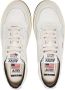 Autry Open Low Leren Sneaker Wit Katoen en Leer White Heren - Thumbnail 5