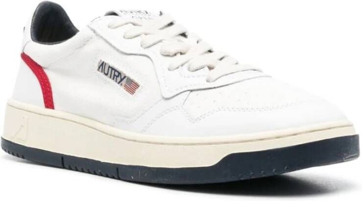 Autry Witte Lage Capsule Sneakers Wit Heren