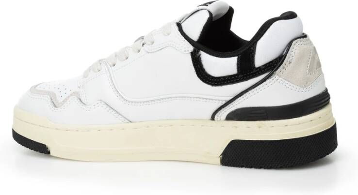 Autry Witte Sneakers met Pinaforemetal Breedte Wit Heren