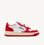 Autry Vintage lage leren sneakers met Amerikaanse vlag detail Rood - Thumbnail 11