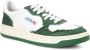 Autry Witte Groene Leren Sneakers met Geperforeerde Neus Green - Thumbnail 6