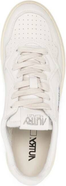 Autry Lage profiel logo-patch sneakers Wit Heren