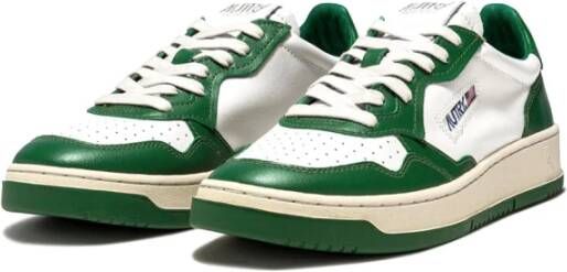 Autry Vintage Bicolor Leren Sneakers Wit Heren