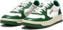 Autry Witte Groene Leren Sneakers met Geperforeerde Neus Green - Thumbnail 8