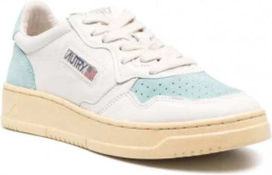 Autry Medallist Low Blauwe Babysneakers Wit Unisex