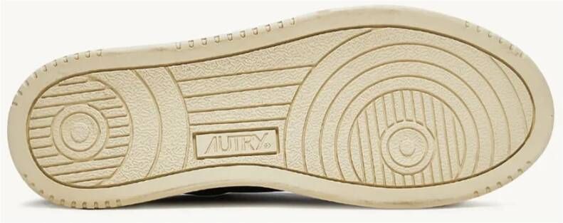 Autry "Medalist Leren Sneakers" Zwart Heren
