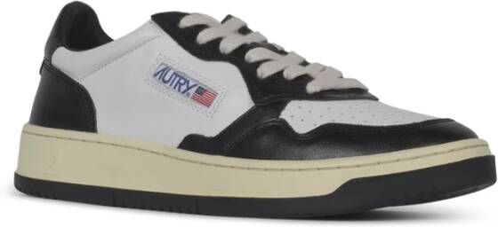 Autry "01 Low Man Leren Sneakers" Zwart Heren