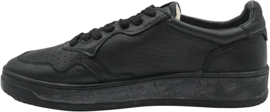 Autry Solid Black Low Top Sneakers Black Heren