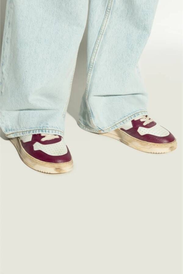 Autry Vintage Medalist Lage Top Sneakers Brown Dames - Foto 14