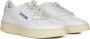 Autry Witte leren sneakers met ronde neus en geborduurd logo Wit Dames - Thumbnail 7