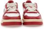 Autry Vintage lage leren sneakers met Amerikaanse vlag detail Rood - Thumbnail 9