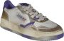 Autry Stijlvolle Lage Leren Sneakers Multicolor Dames - Thumbnail 2