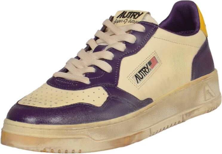 Autry Stijlvolle Sneakers Purple Heren
