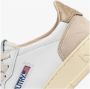 Autry Witte Gouden Sneakers met Geperforeerde Details White - Thumbnail 14