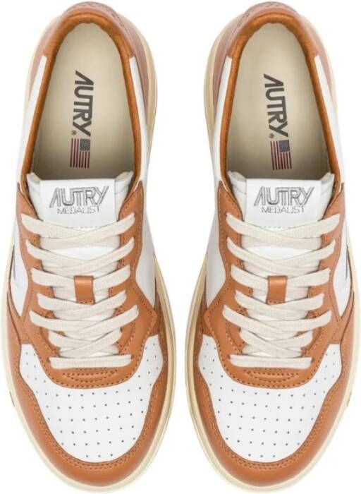Autry Stijlvolle witte zandstorm sneakers