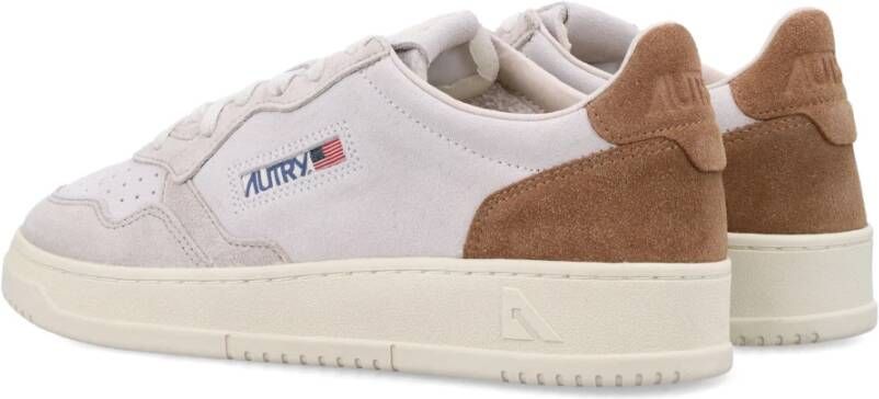 Autry Suède lage sneakers met borduurdetails Multicolor Heren