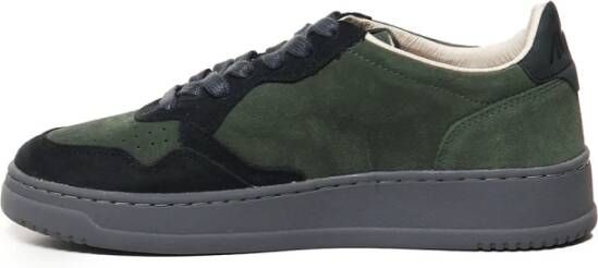 Autry Suedeleren Sneakers Green Heren