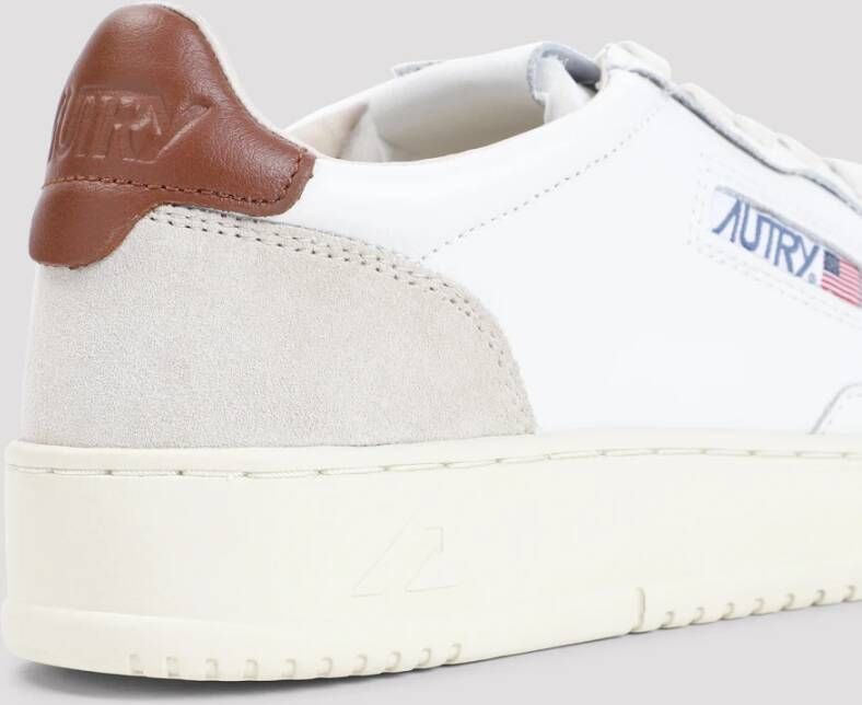 Autry Suede Medalist Wit Coco Schelp Multicolor Heren